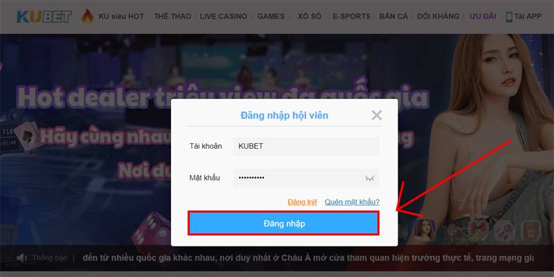 Chia sẻ link đăng nhập Kubet không mất phí và an toàn 